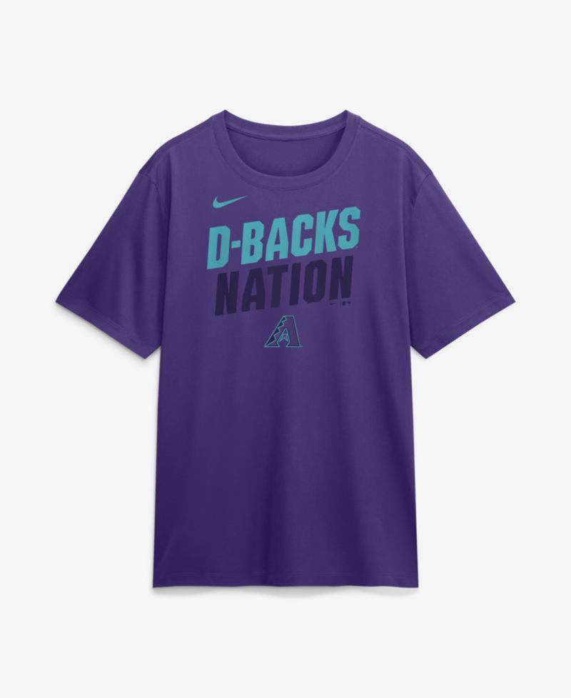Men's Purple Arizona Diamondbacks 2026 City Connect Team Phrase Script Dri-FIT T-Shirt
