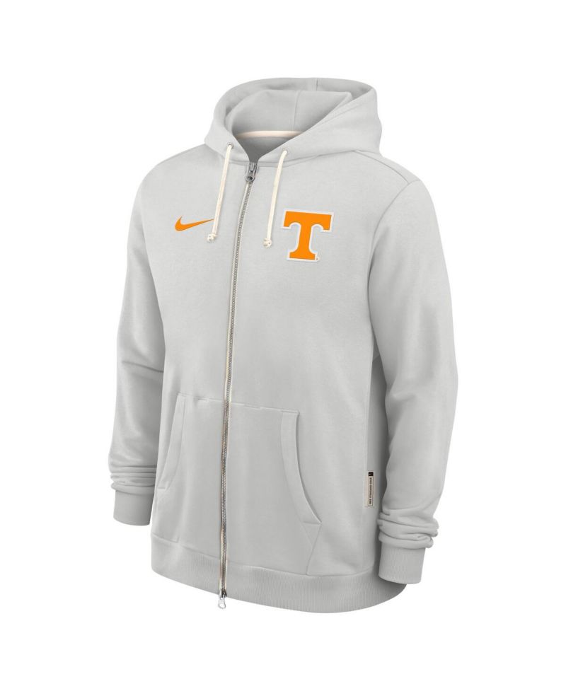 Men's Gray Tennessee Volunteers 2025 Sideline Standard Issue Dri-FIT Full-Zip Hoodie