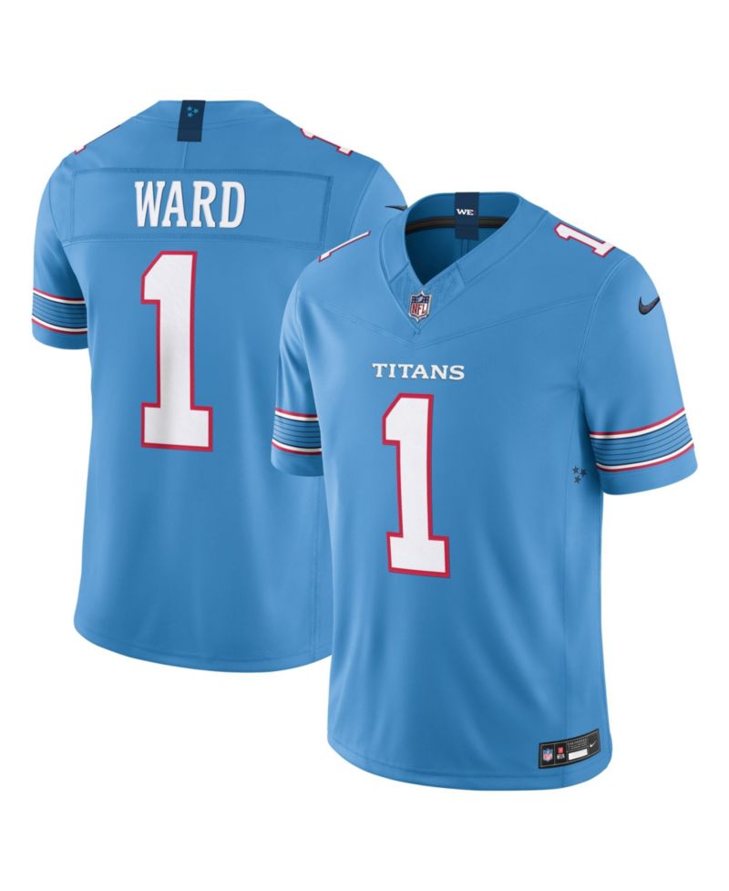 Men's Cameron Ward Light Blue Tennessee Titans Vapor F.U.S.E. Stitched Limited Jersey