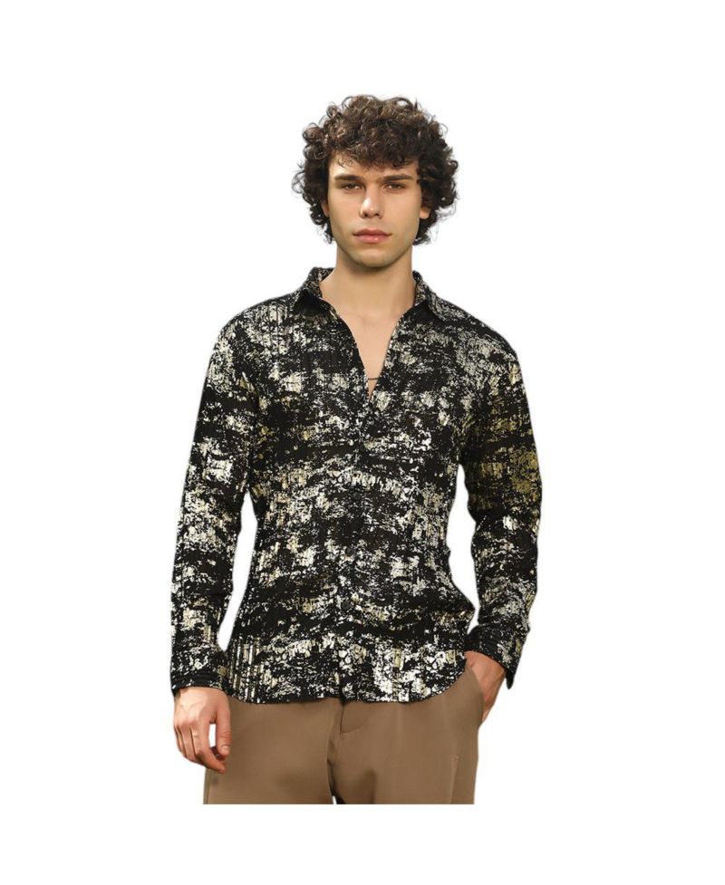 Textured Foil Shirt