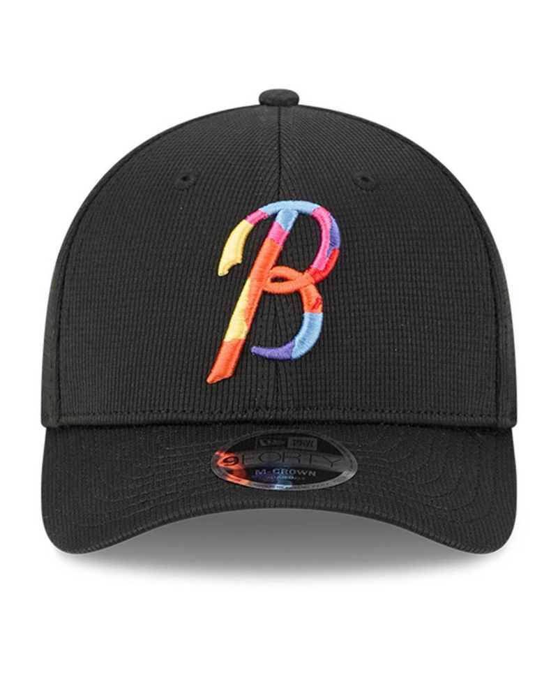 Men's Black Baltimore Orioles City Connect Batting Practice 9FORTY M-Crown Adjustable Hat