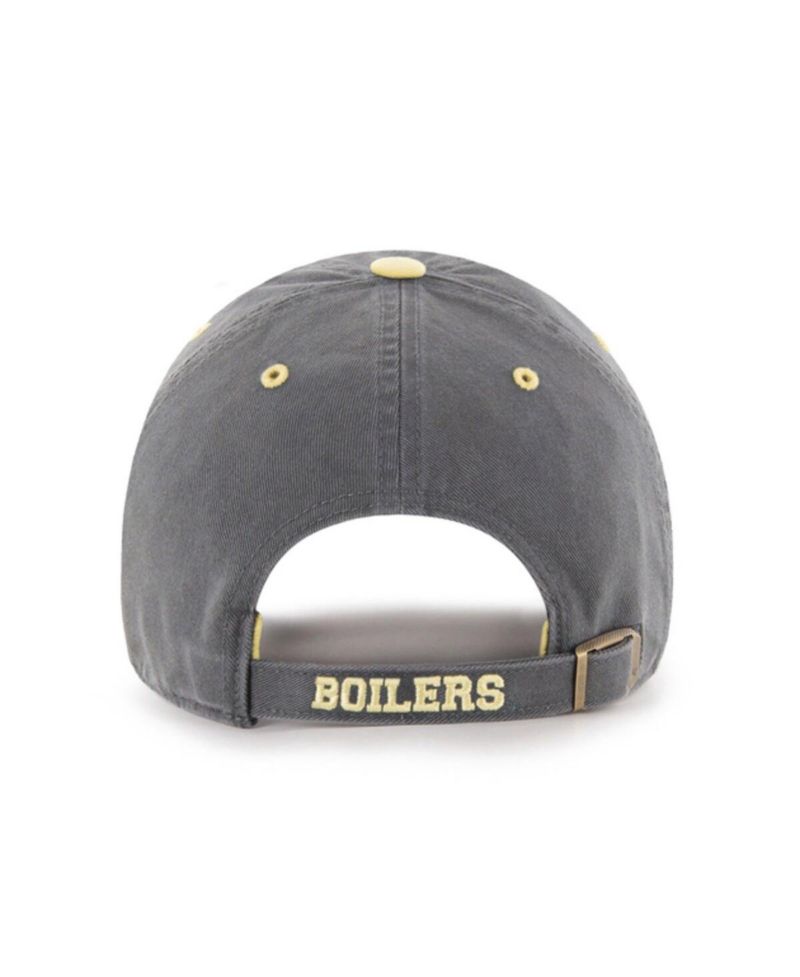 Men's Charcoal Purdue Boilermakers Ice Clean Up Adjustable Hat