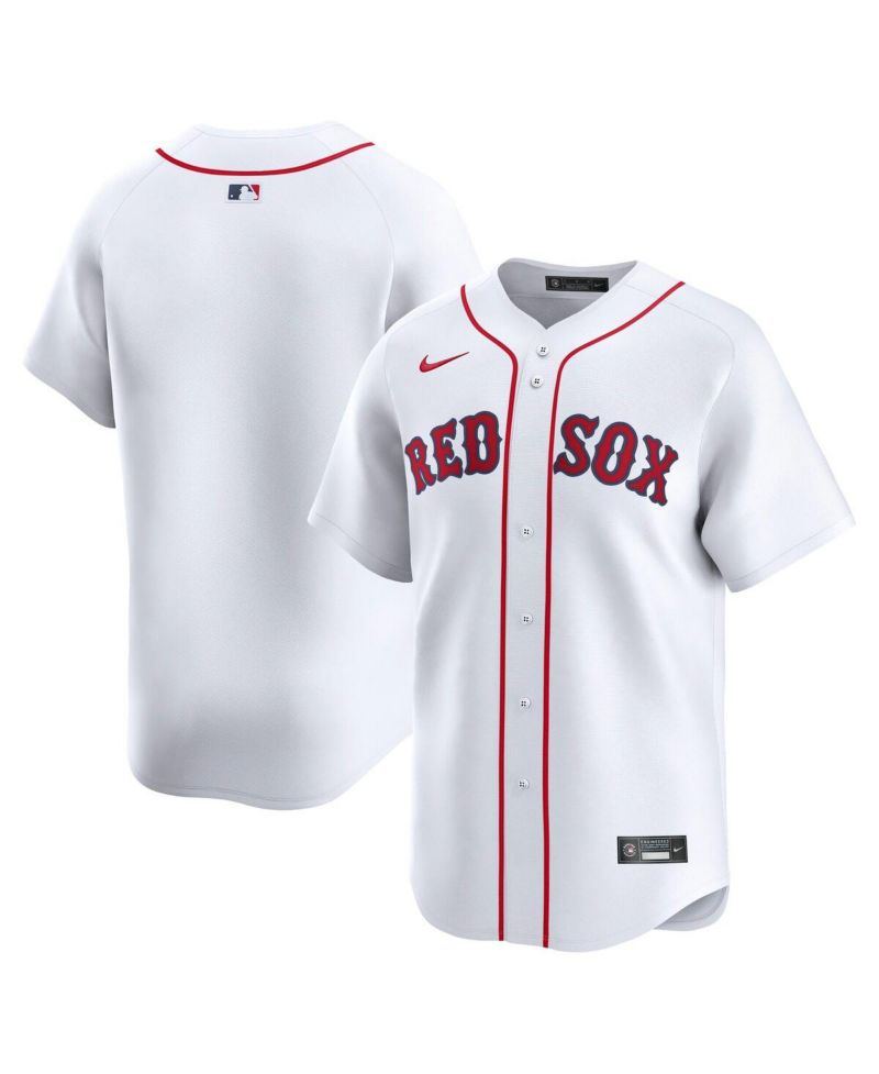 Men's White Boston Red Sox Home Limited Jersey