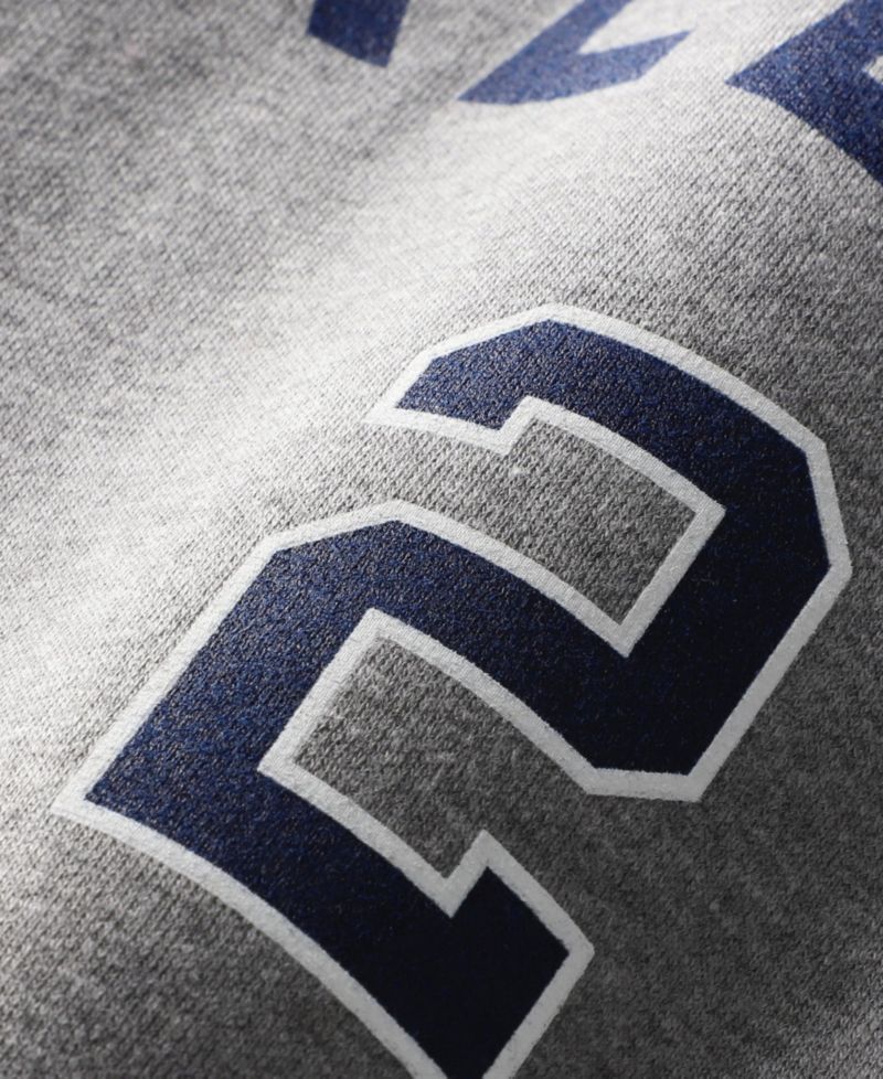 Men's Derek Jeter Heather Gray New York Yankees Classic Player Number Sweatshirt