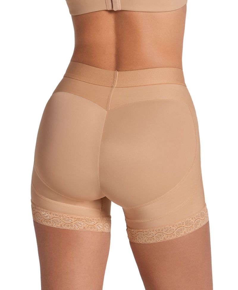 Women's Mid-Rise Sculpting Butt Lifter Shaper Shorts 012983