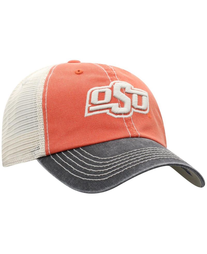 Men's Orange Oklahoma State Cowboys Offroad Trucker Snapback Hat