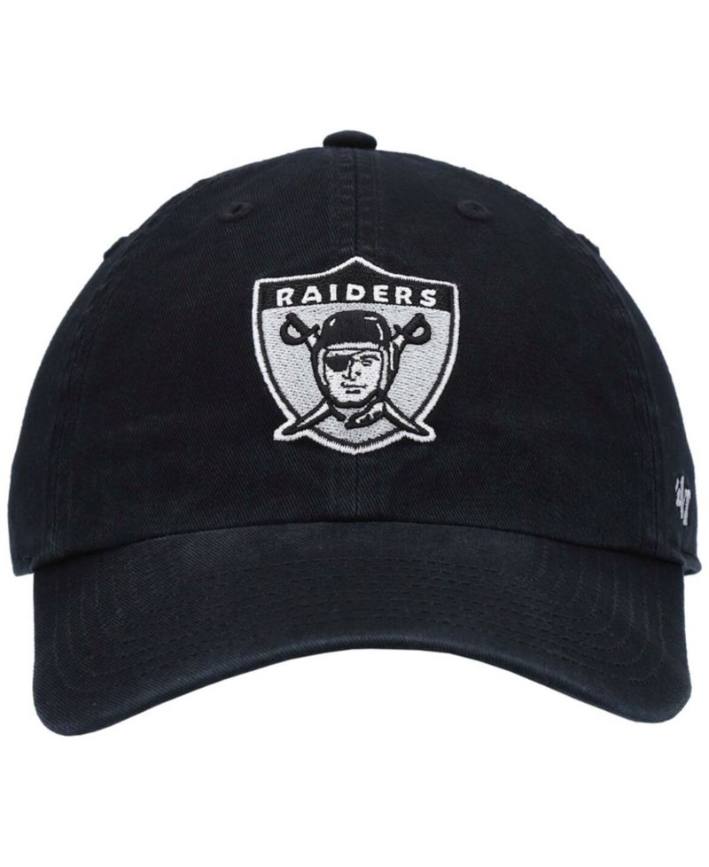 Men's Black Las Vegas Raiders Clean Up Legacy Adjustable Hat