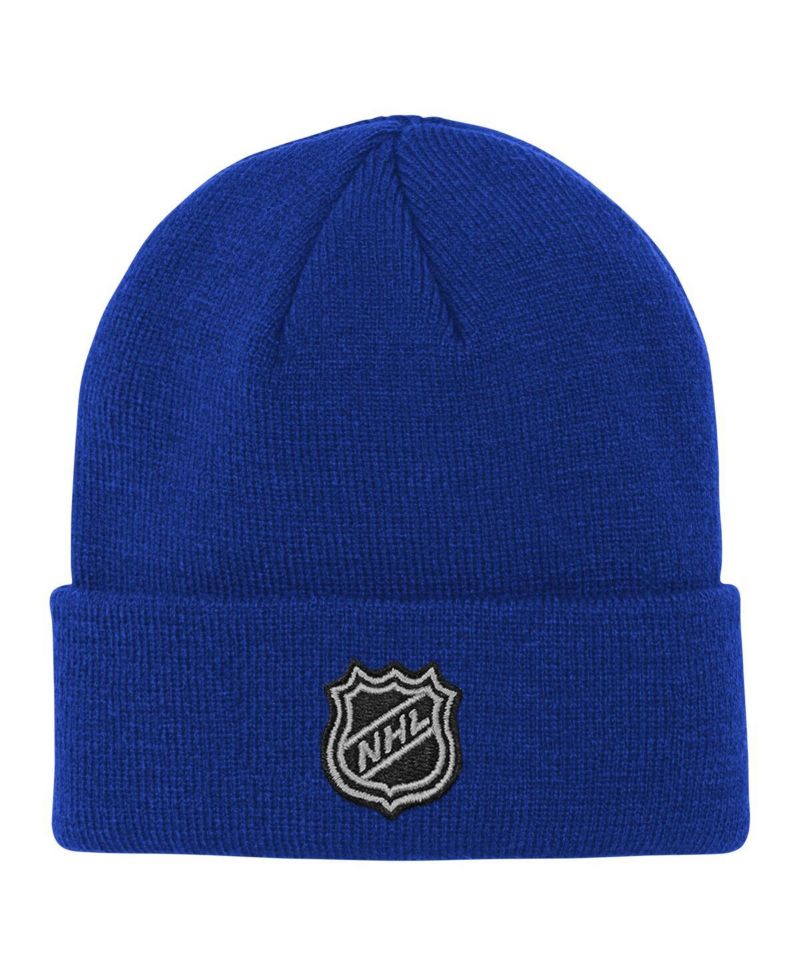 Big Boys and Girls Royal New York Rangers 2.0 Essential Cuffed Knit Hat