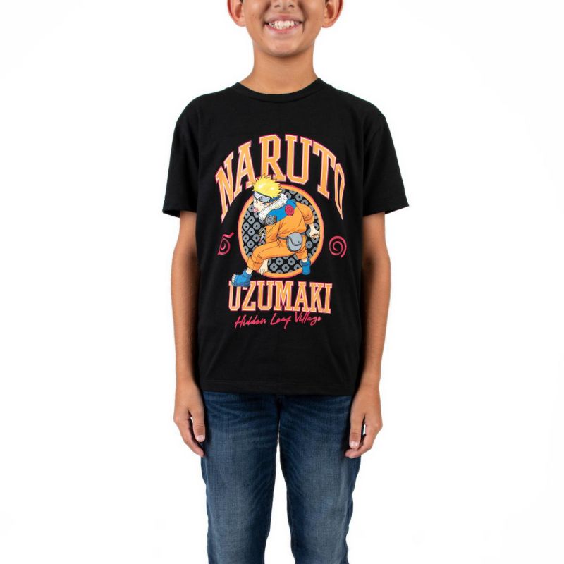 Little Boys Uzumaki Crew Neck Short Sleeve 4pk Tees-Small