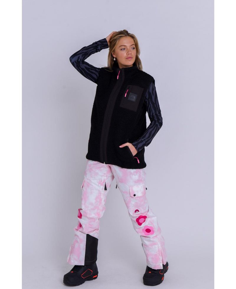 Women's Method Sherpa Vest Dusky Pink