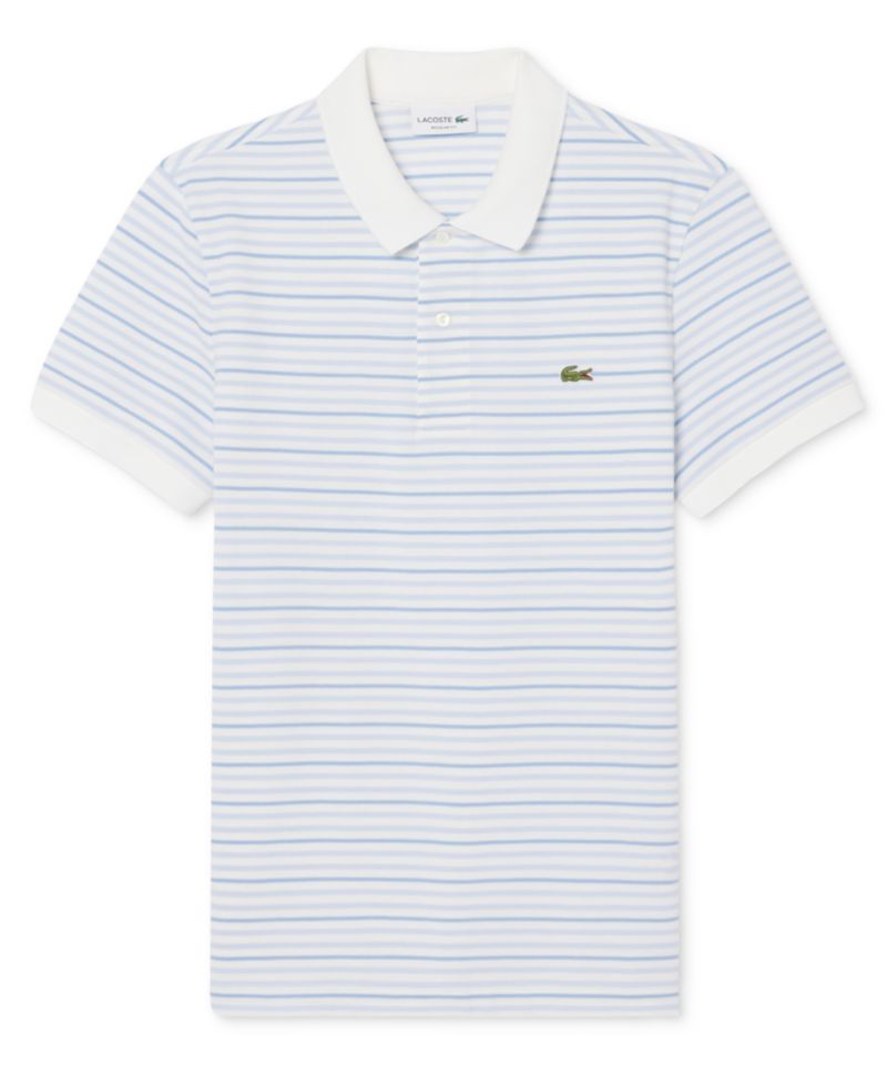 Men's Classic-Fit Striped Pique Polo Shirt