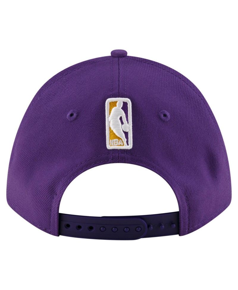 Men's Purple Los Angeles Lakers 9FORTY Stock M-Crown Adjustable Hat