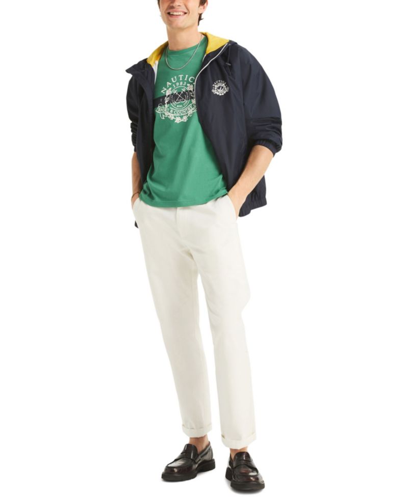 Men's Crest Logo Nylon Jacket