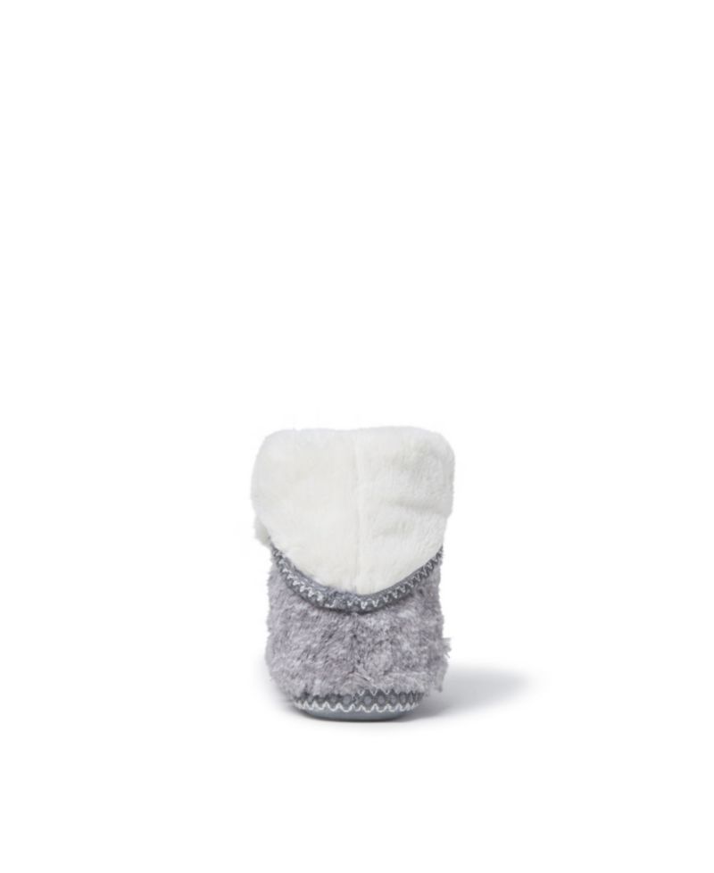Women's Beth Faux Fur Fold Down Fuzzy Bootie House Slipper Boot
