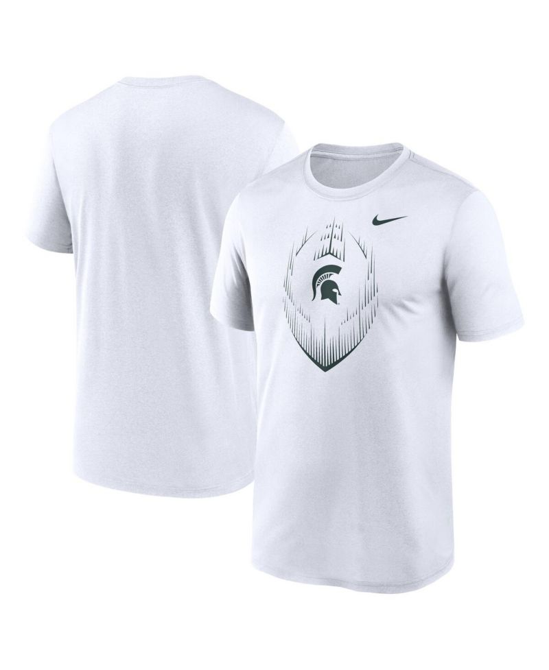 Men's White Michigan State Spartans Primetime Legend Icon Performance T-Shirt
