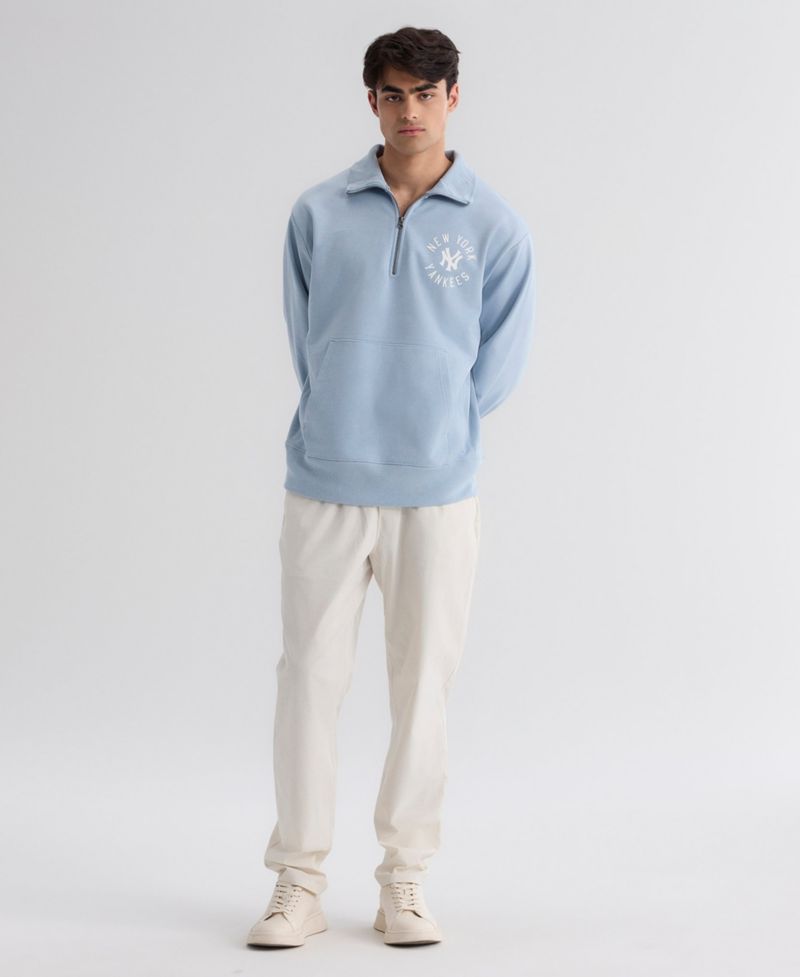 Men's New York Yankees Iconic Quarter-Zip Sweatshirt