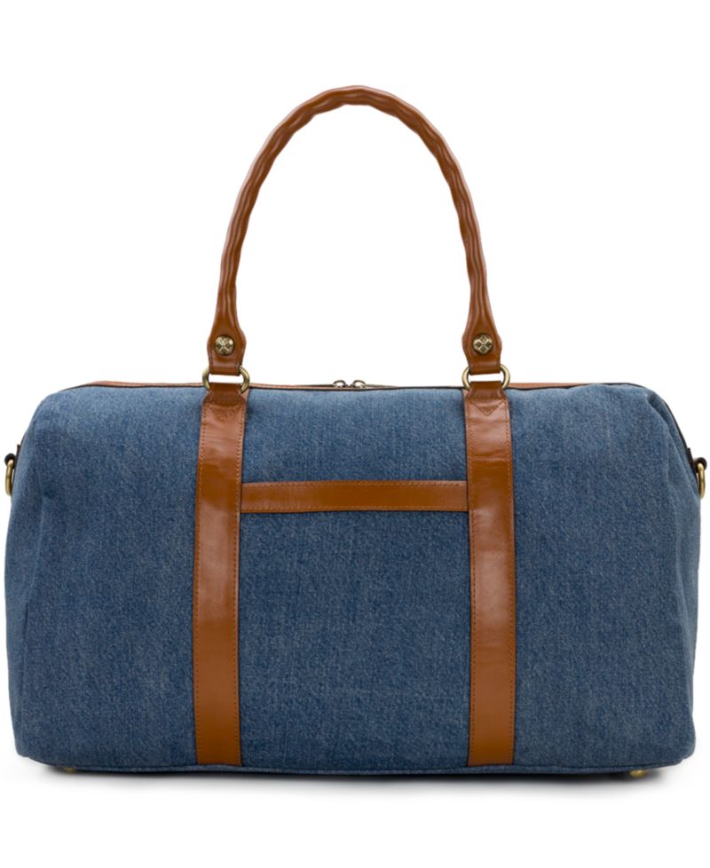Milano Extra-Large Denim Weekender Duffel Handbag