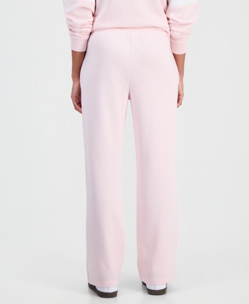 Women's Fleece Track Pant Wide-Leg Drawstring