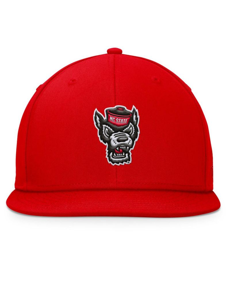Men's Red NC State Wolfpack Fundamental Snapback Hat