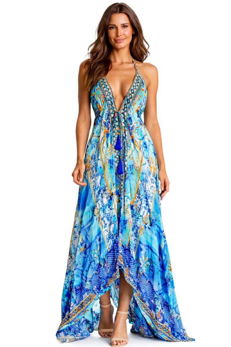 Women's Maxi halterneck Dress