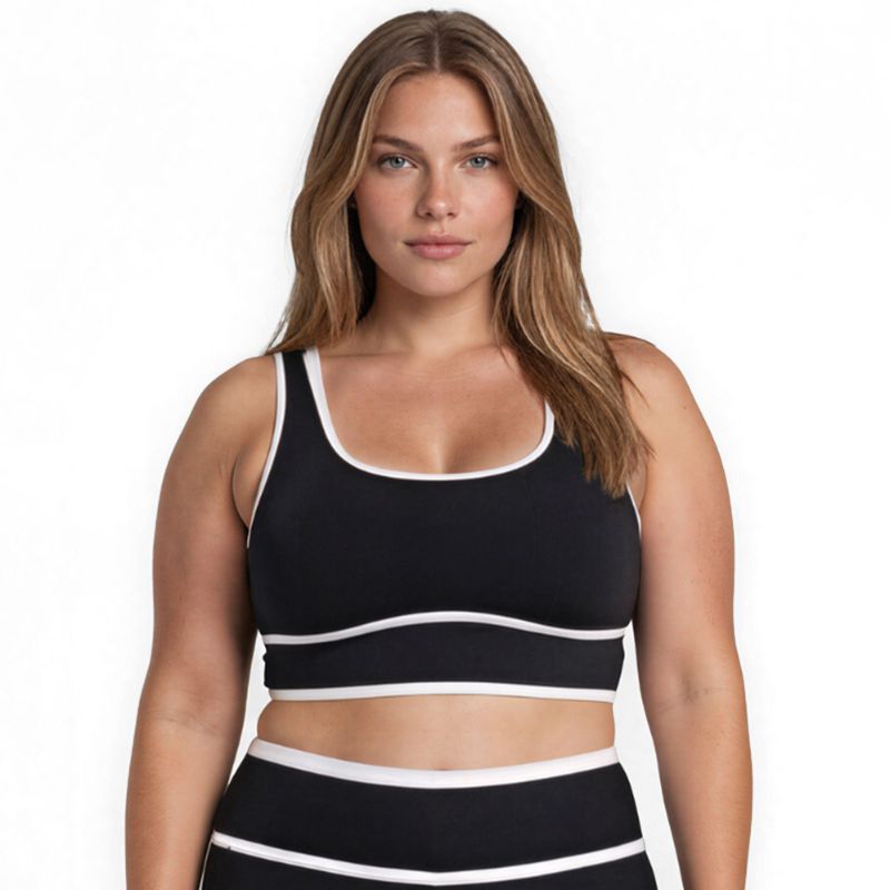 Plus Size Longline Swim Bra