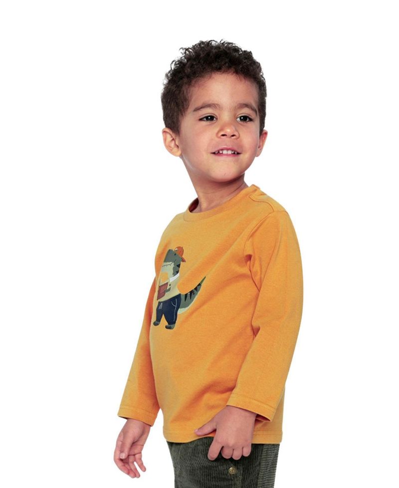 Baby Boy (12M - 24M) Long Sleeve Cotton T-Shirt