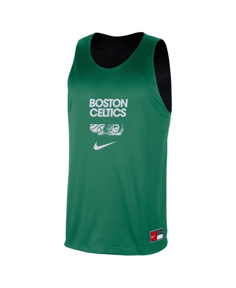 Men's Kelly Green/Black Boston Celtics Courtside Reversible Mesh Practice Jersey