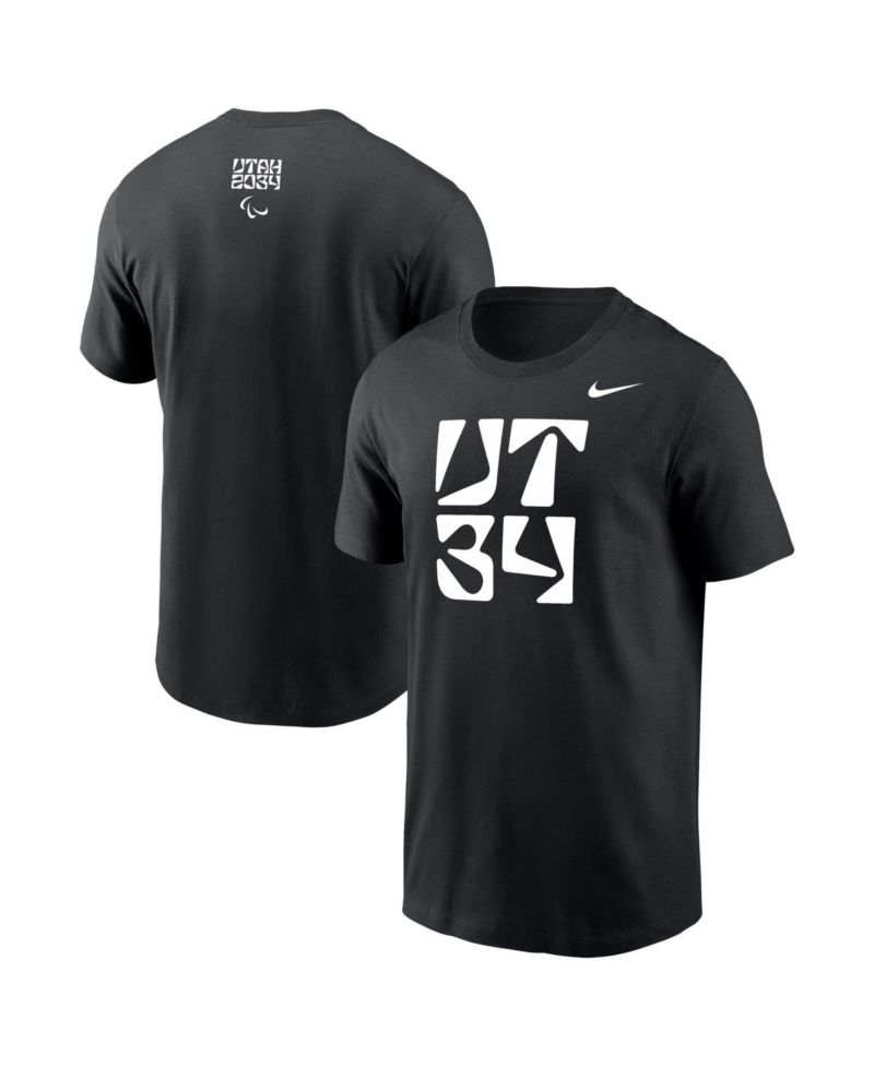 Men's Black Utah 2034 Winter Paralympics Dri-FIT T-Shirt