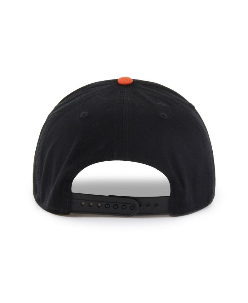 Men's Black/Orange Philadelphia Flyers Atkin Hitch Adjustable Hat