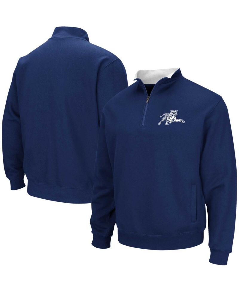 Men's Royal Jackson State Tigers Tortugas Quarter-Zip Sweatshirt