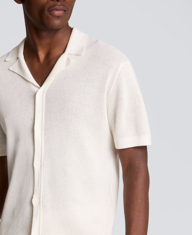 Men's Sport Assorted Plain Classic Camp Shirt