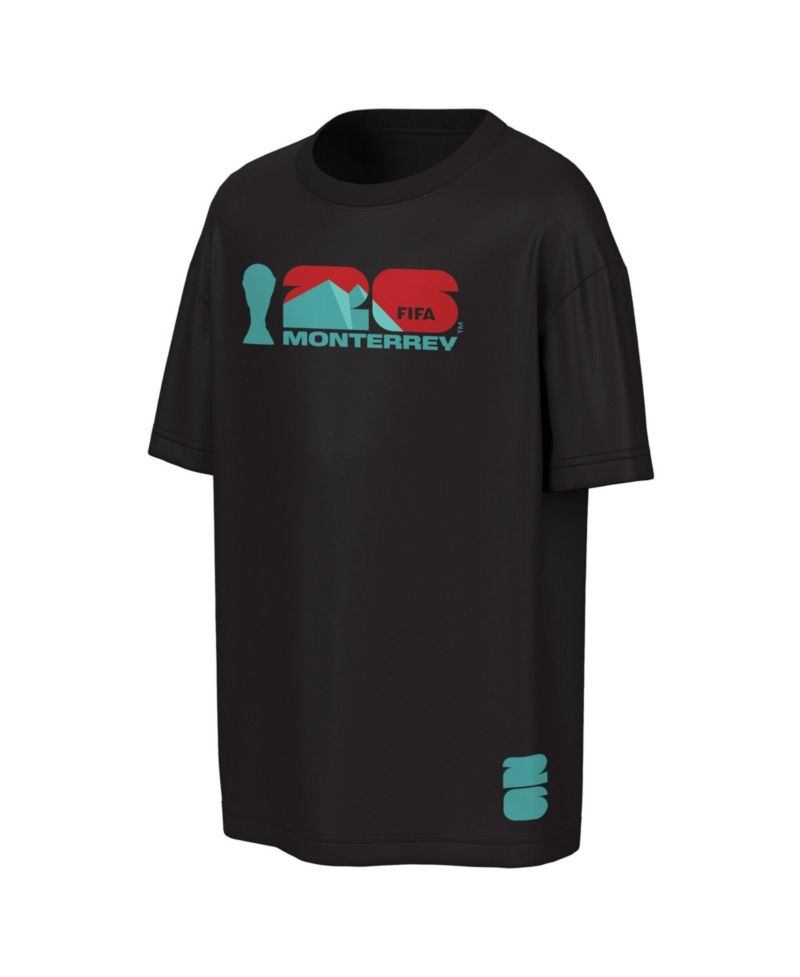 Men's Black FIFA World Cup 2026 Monterrey Big City Poster T-Shirt