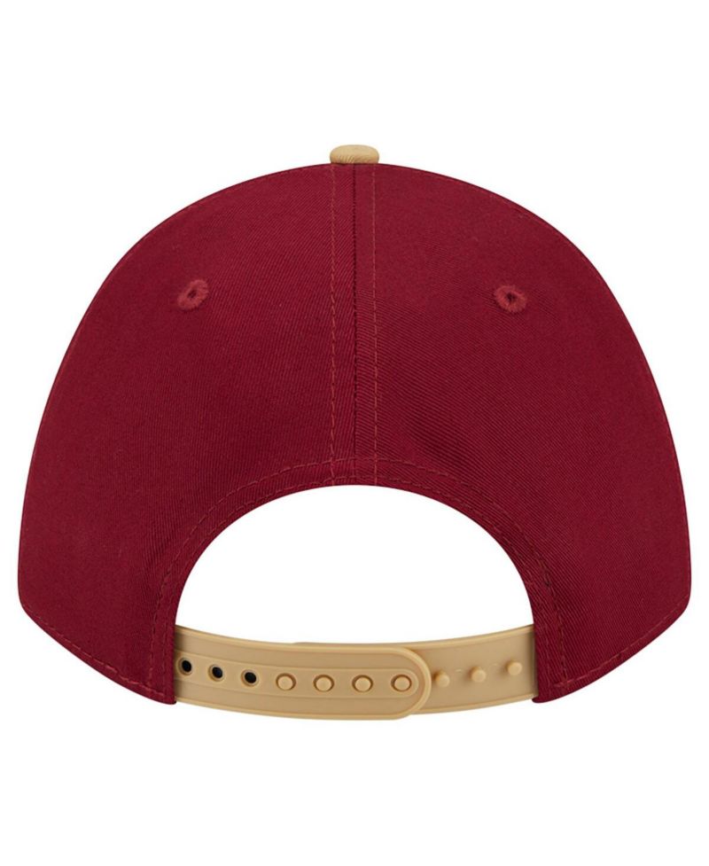 Men's Wine Cleveland Cavaliers Bold Arch COOLERA 9FORTY A-Frame M-Crown Adjustable Hat
