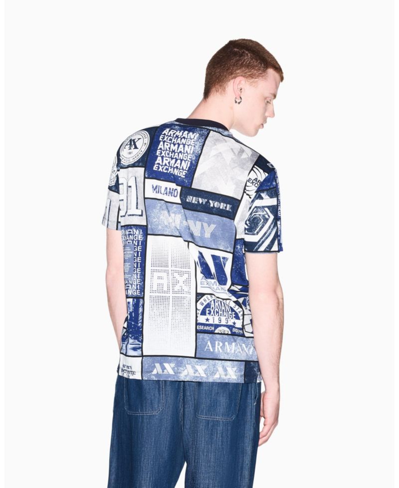 Men's Short Sleeve Collage Logo T-Shirt