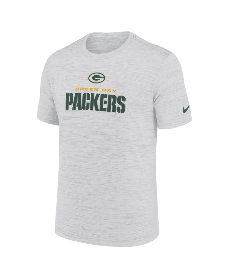 Men's Ash Green Bay Packers Velocity Endurance Run Dri-FIT T-Shirt