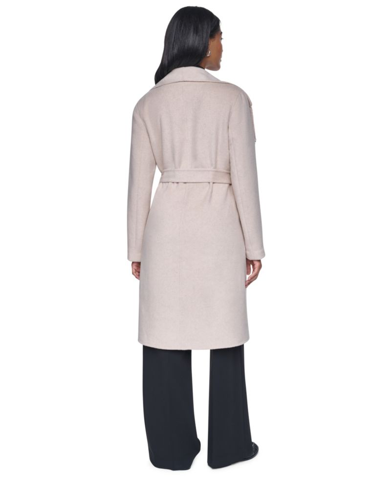 Women's Double Faced Fringe Wrap Coat
