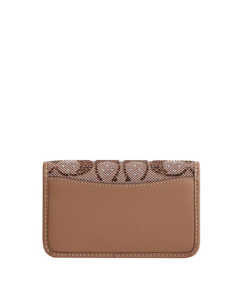 Essential Crystal Signature Jacquard Slim Card Case