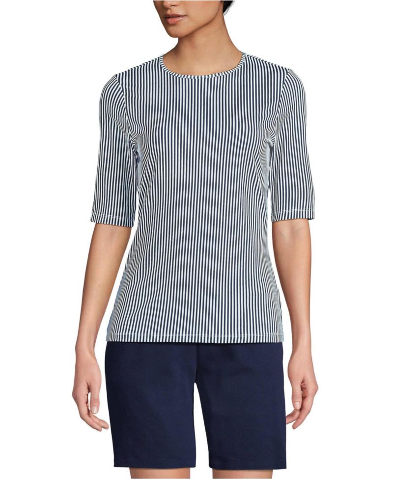 Women's Elbow Sleeve Crewneck Garden Tee