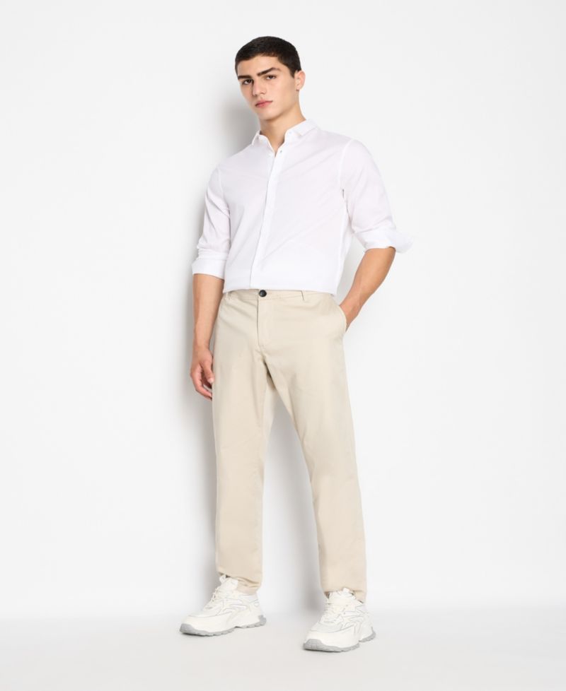 Men's Slim Fit Ultra Stretch Lyocell Twill Button Up Shirt