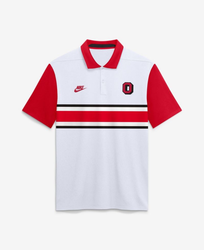 Men's Ohio State Legacy Vapor Striped Polo Shirt
