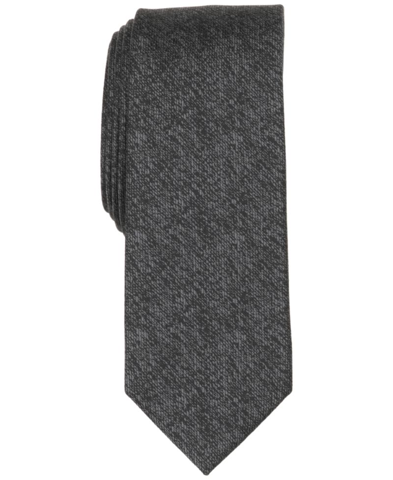 Men's Textured Skinny Tie