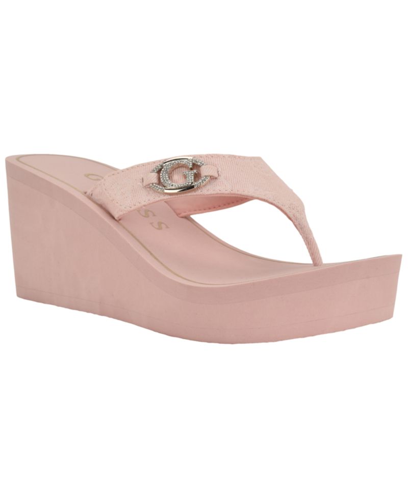Women's Shai Embellished Logo Wedge Sandal