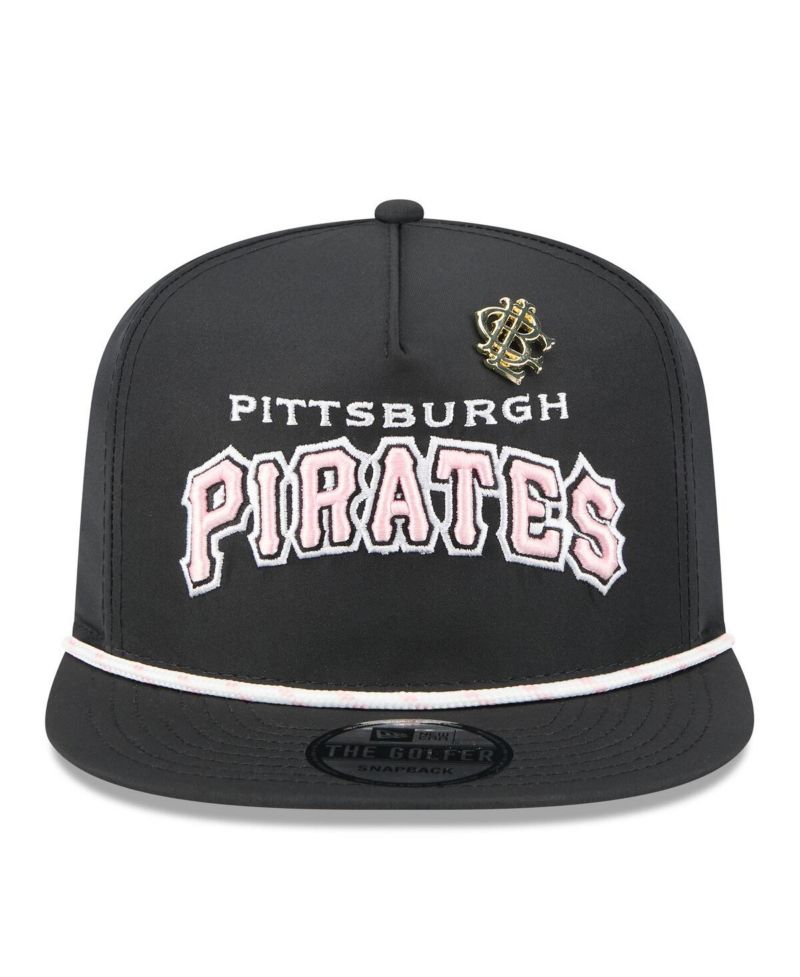 Men's Black Pittsburgh Pirates 2025 Big League Chew Golfer Snapback Hat