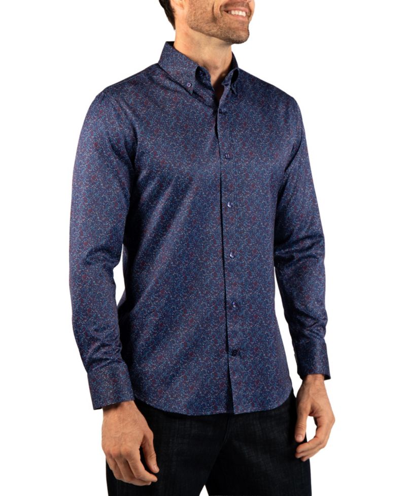 Men's Multi Dot Printed Performance Shirt