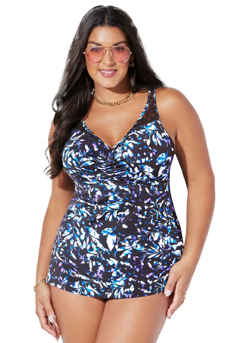 Women's Bra Sizing Crochet Underwire Tankini Top