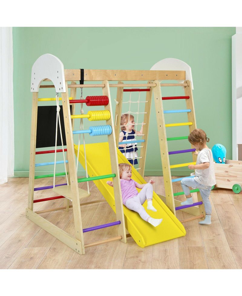 Ages 3+ Indoor 8-in-1 Climber Playset