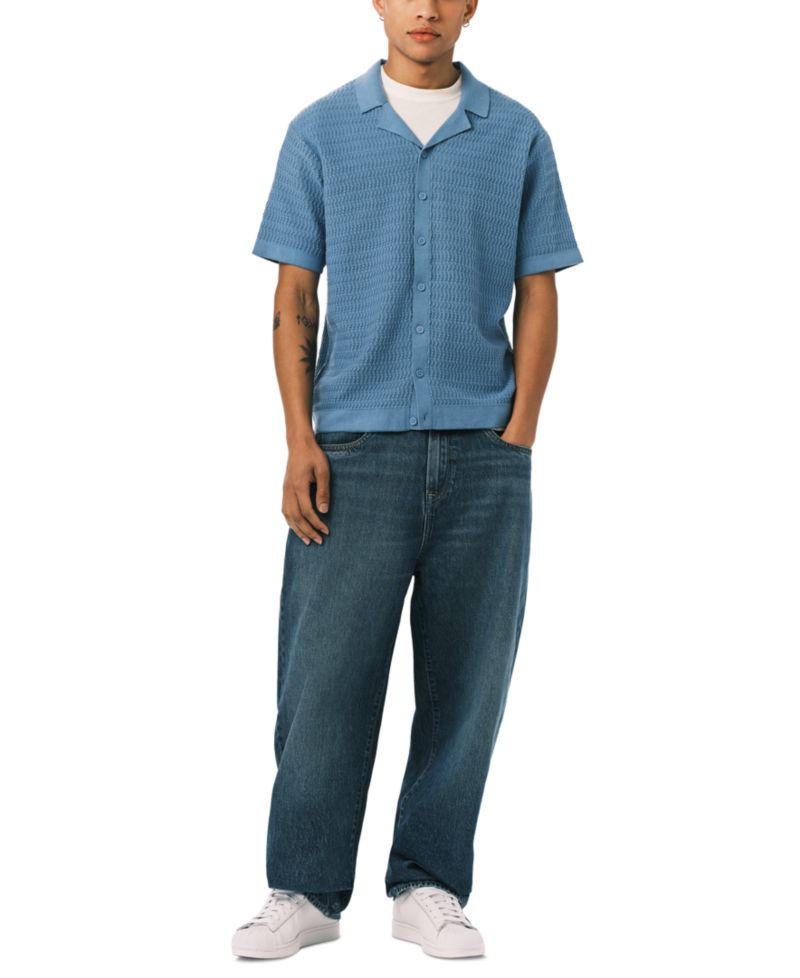 Men's Waldir Short-Sleeve Collared Shirt