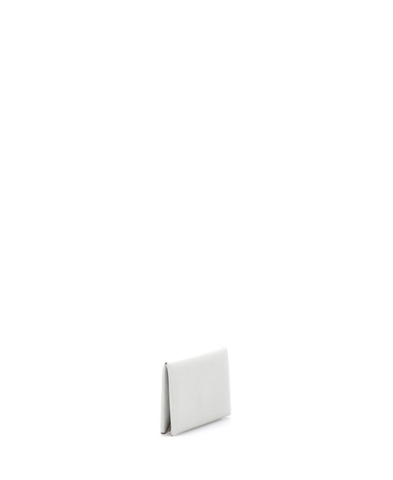 Pre-Owned HERMES Calvi Duo Card Holder Chevre Mysore