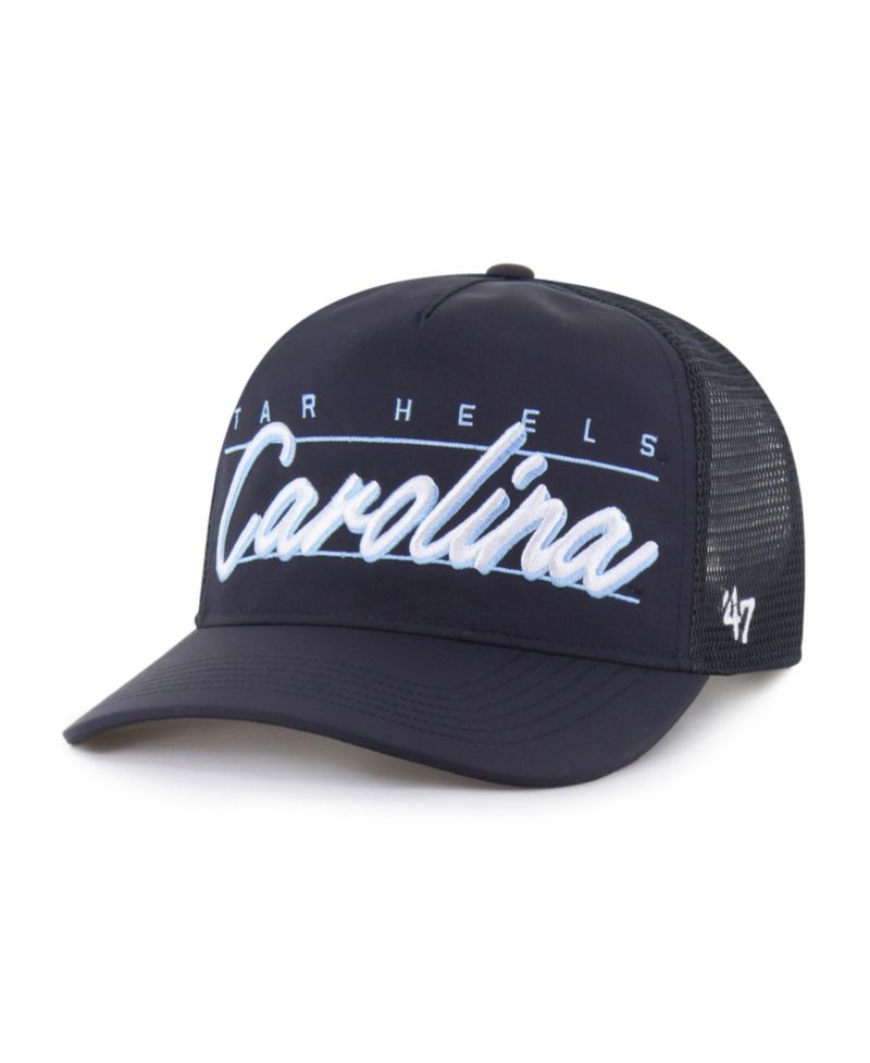 Men's and Women's Navy North Carolina Tar Heels Brrr Condor Mesh Hitch Adjustable Hat