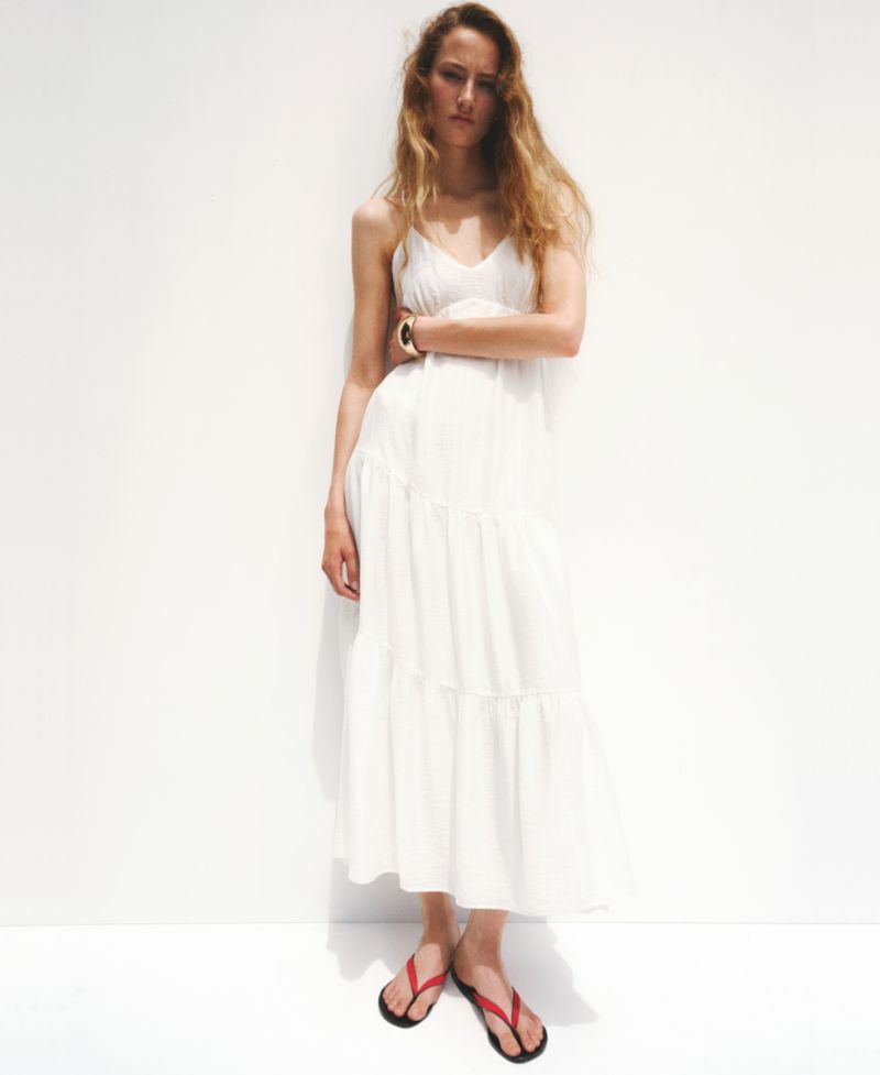 Women's Ruffled A-Line Dress